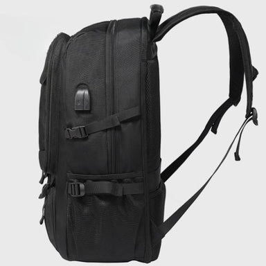 Waterproof Travel Laptop Backpack with USB Charging Black Bolsnik