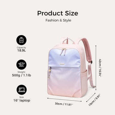 GOLF Urban Waterproof Laptop Backpack Pink