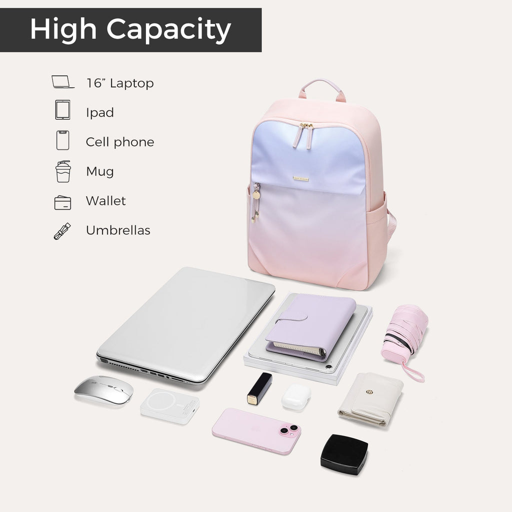GOLF Urban Waterproof Laptop Backpack Pink