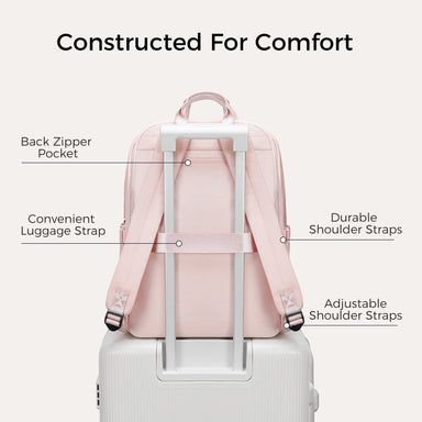 GOLF Urban Waterproof Laptop Backpack Pink