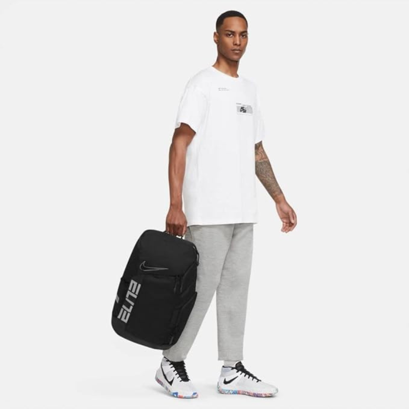 Nike Elite Backpack -  Hoops Elite - Black Silver