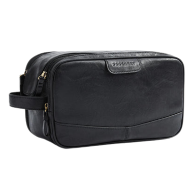BAGSMART PU Leather Dopp Kit Travel Toiletry Bag