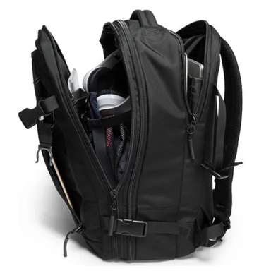 Bange Expandable 55L Anti-Theft Waterproof Travel Backpack Black