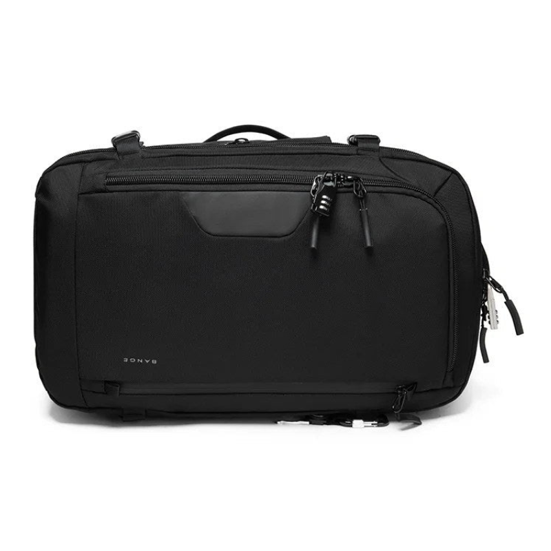 Bange Expandable 55L Anti-Theft Waterproof Travel Backpack Black