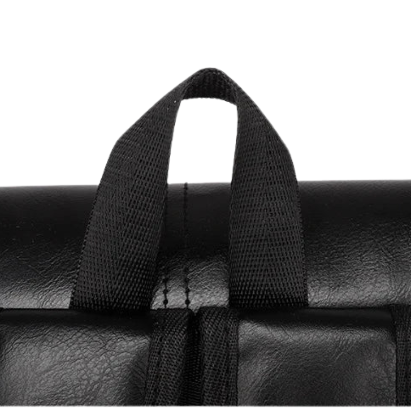 Waterproof Leather Laptop Backpack with USB Port Bolsnik