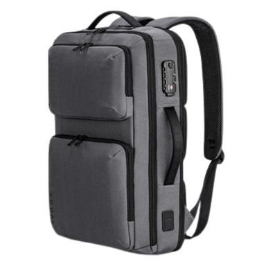 Vgoal Expandable Waterproof Laptop Backpack with USB Charging & Anti-Theft Lock