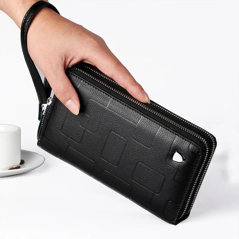 PU Leather Long Zipper Wallet Clutch Bolsnik