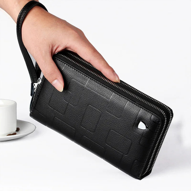 PU Leather Long Zipper Wallet Clutch Bolsnik