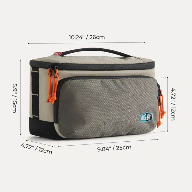 BAGSMART Waterproof Travel Makeup Bag Toiletries Organizer