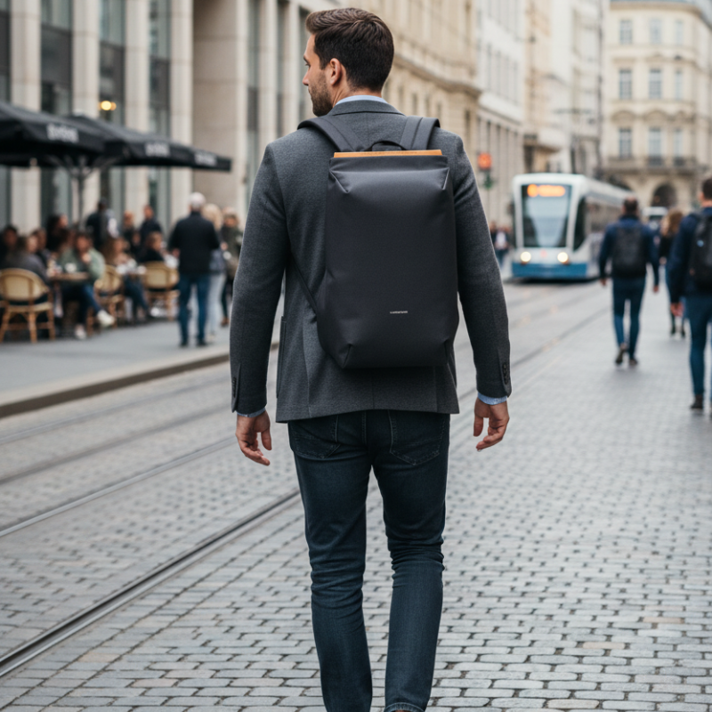 Kingsons Anti-Theft Waterproof Laptop Backpack with USB Charging