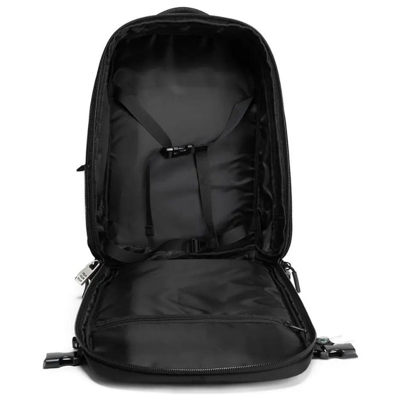 Bange Expandable 55L Anti-Theft Waterproof Travel Backpack Black