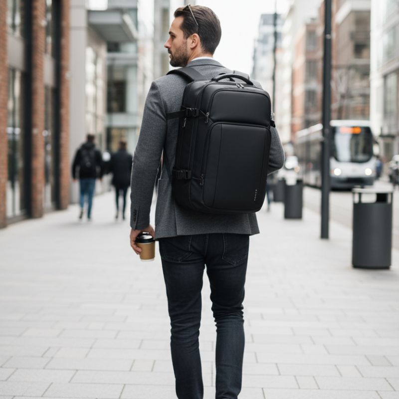 BANGE Laptop Backpack – Waterproof & USB Charging