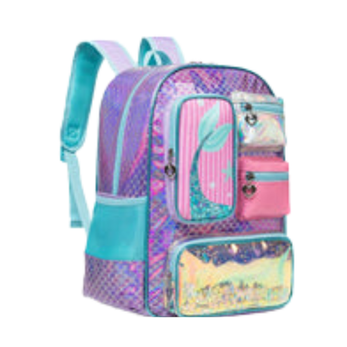 Mermaid Girls 3Pcs School Bag Set with Lunch Bag & Pencil Case Bolsnik
