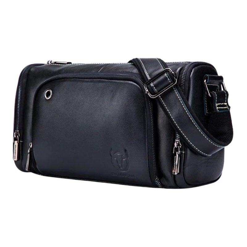 Bullcaptain PU Leather Crossbody Shoulder Bag