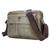 Bullcaptain Large Capacity PU Leather Crossbody Bag for Men