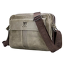 Bullcaptain Large Capacity PU Leather Crossbody Bag for Men