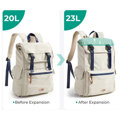 BAGSMART Expandable 23L Travel Laptop Backpack