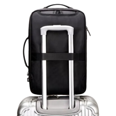 Heroic Knight Waterproof Laptop Backpack with USB Charging Black