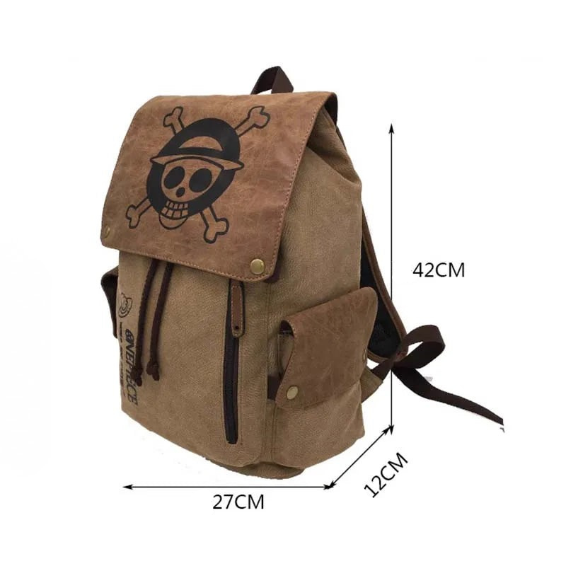 One Piece Canvas School Bag