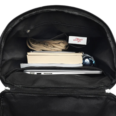 Anti-Theft PU Leather Laptop Backpack Black Bolsnik