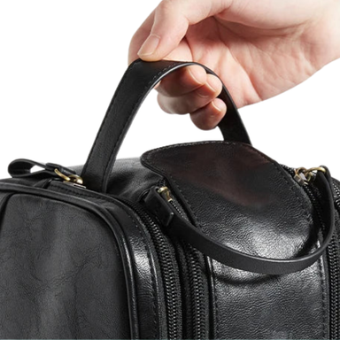 BAGSMART PU Leather Dopp Kit Travel Toiletry Bag