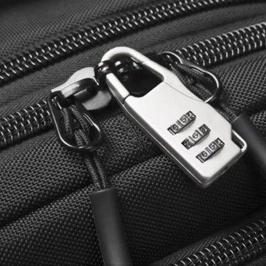 Bange Expandable 55L Anti-Theft Waterproof Travel Backpack Black