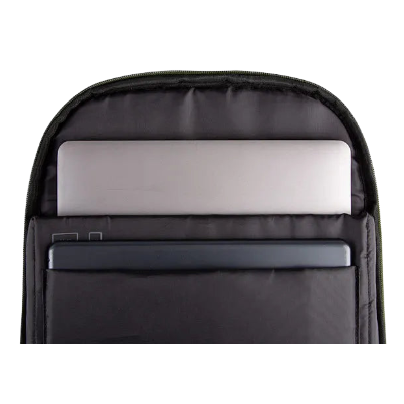 Kingsons Waterproof Travel Laptop Backpack with USB Charging Army Green