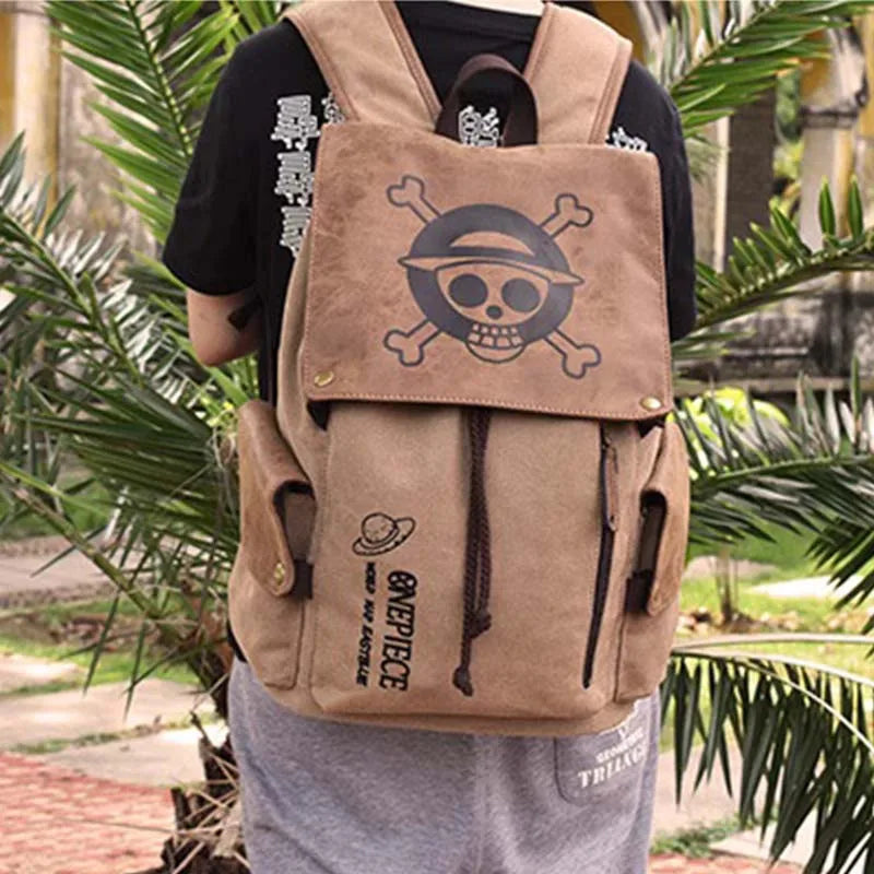 One Piece Canvas School Bag