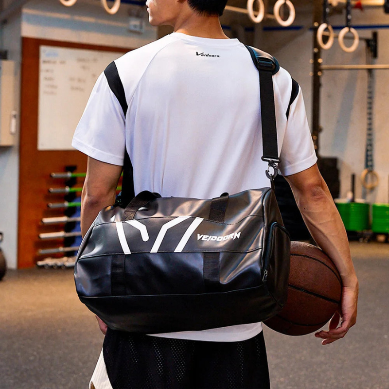 Veidoorn Large Capacity Waterproof Gym Bag with Dry Wet Separation