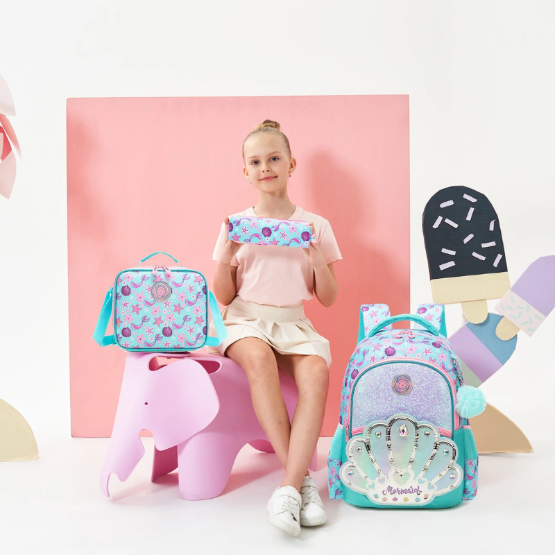 Kids School Bag Set with Lunch Bag & Pencil Case Bolsnik