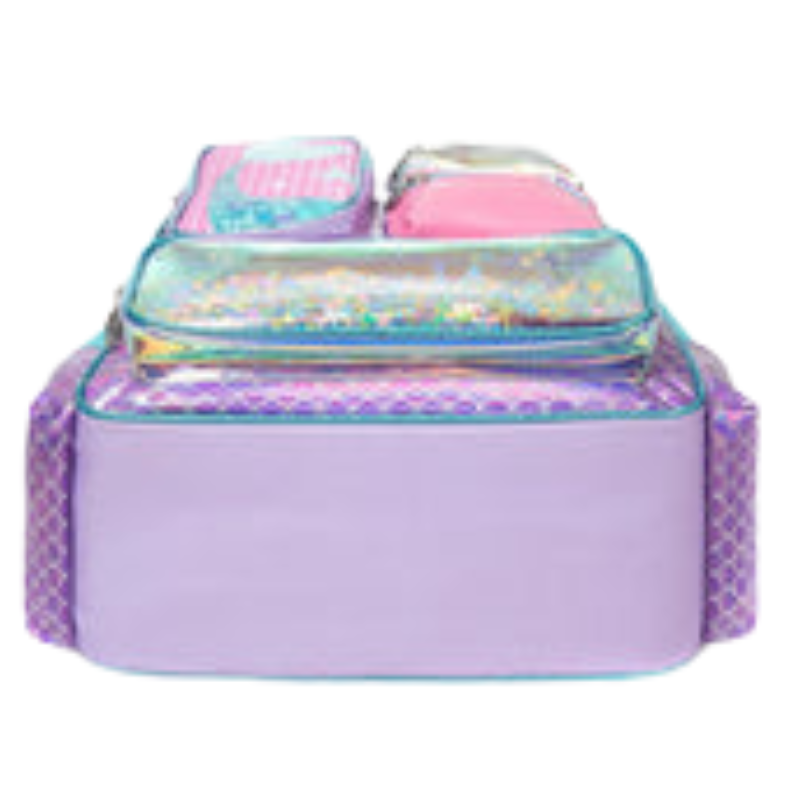 Mermaid Girls 3Pcs School Bag Set with Lunch Bag & Pencil Case Bolsnik