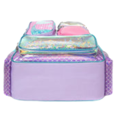 Mermaid Girls 3Pcs School Bag Set with Lunch Bag & Pencil Case Bolsnik