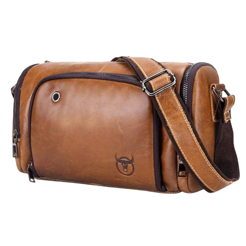Bullcaptain PU Leather Crossbody Shoulder Bag