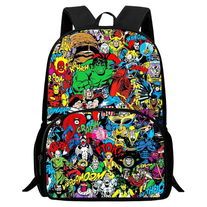 Marvel Kids School Bag with Front Pocket