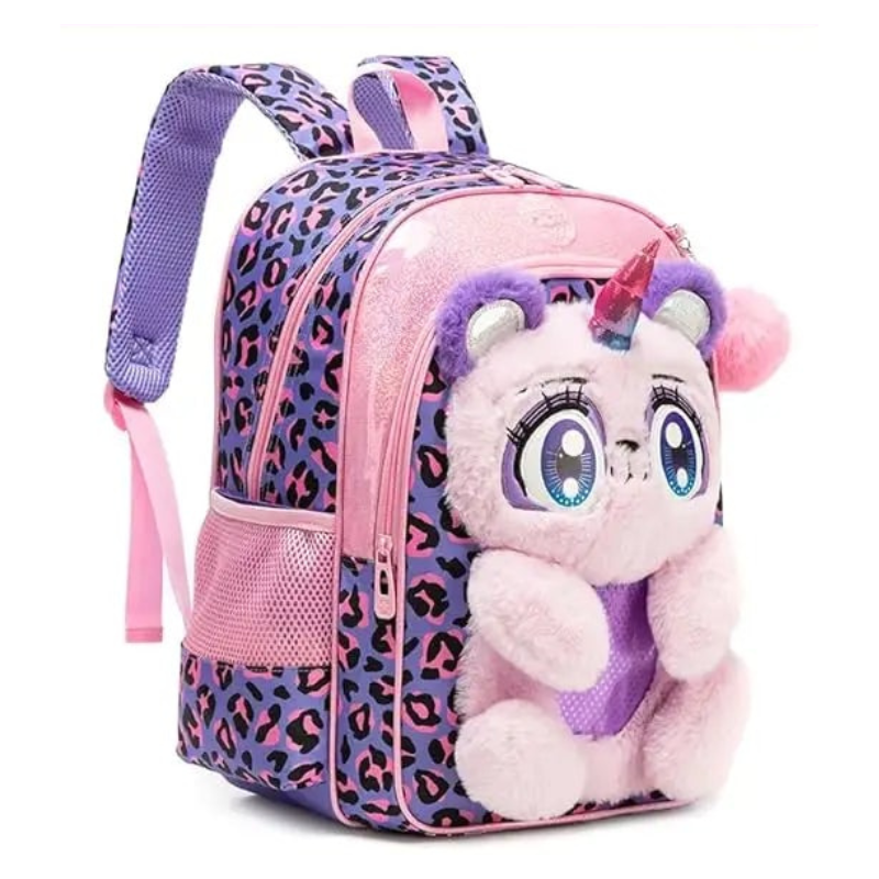 3D Girls School Bag Set with Lunch Bag & Pencil Case Bolsnik