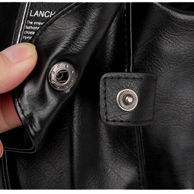 Waterproof Leather Laptop Backpack with USB Port Bolsnik