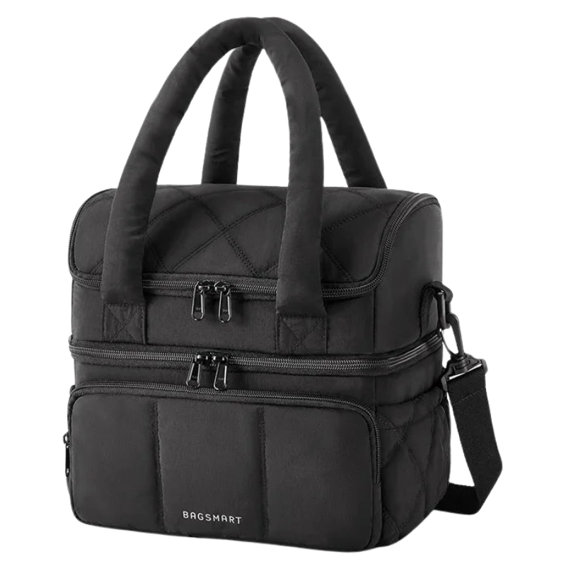 BAGSMART Double Deck Insulated Lunch Bag