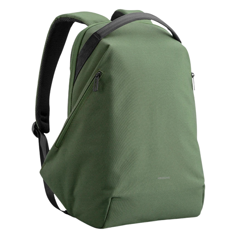 Kingsons Waterproof Travel Laptop Backpack with USB Charging Army Green
