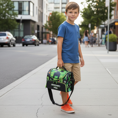 Minecraft Insulated Kids Lunch Bag