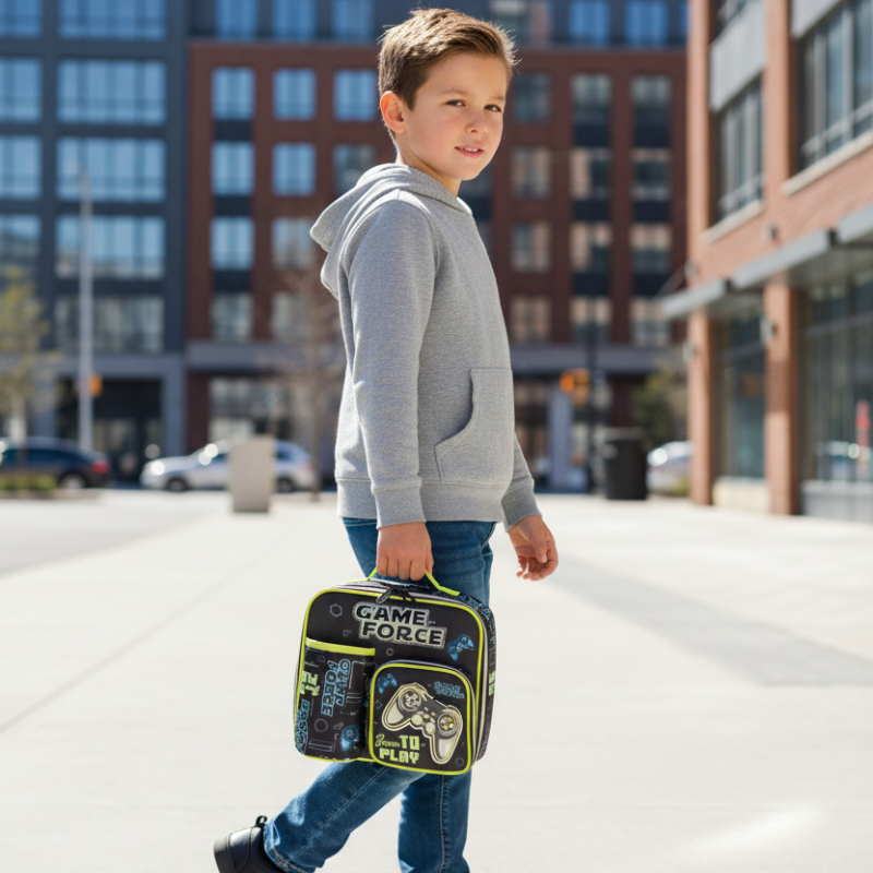 Insulated Lunch Bag with Bottle Holder Bolsnik