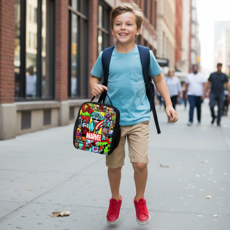 Marvel Kids Insulated Lunch Bag