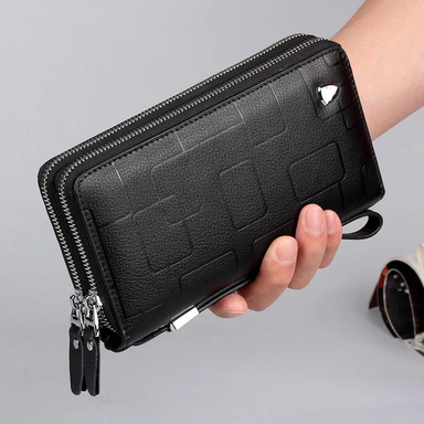 PU Leather Long Zipper Wallet Clutch Bolsnik