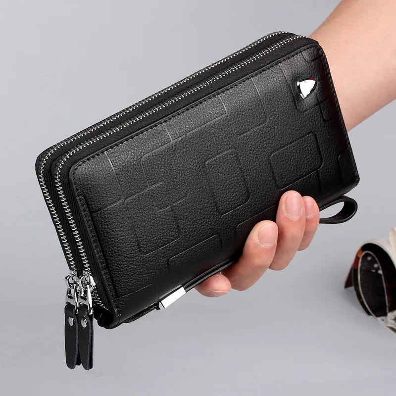 PU Leather Long Zipper Wallet Clutch Bolsnik