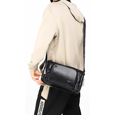 Bullcaptain PU Leather Crossbody Shoulder Bag