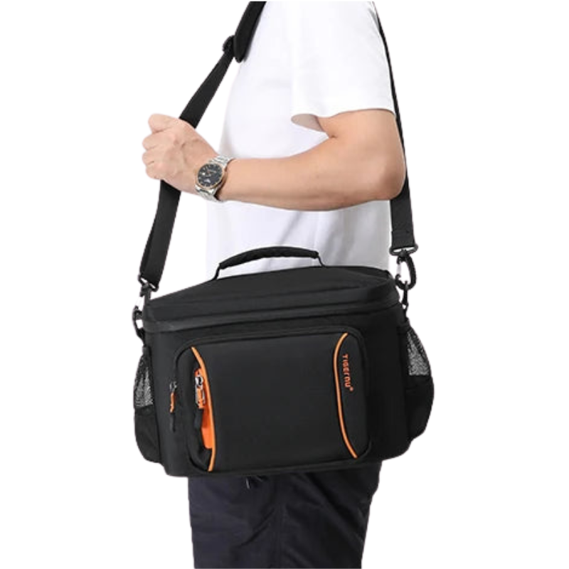 Tigernu 13L Waterproof Insulated Cooler Lunch Bag Leakproof Black