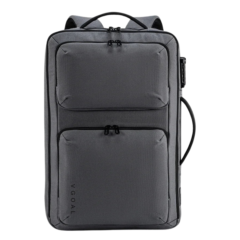Vgoal Expandable Waterproof Laptop Backpack with USB Charging & Anti-Theft Lock