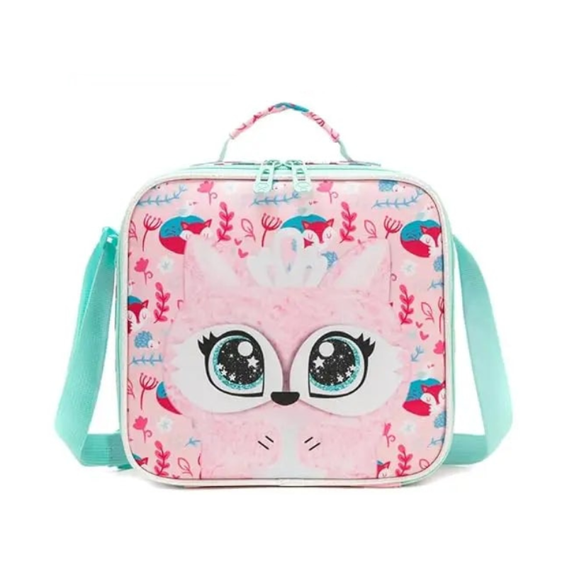 3D Girls School Bag Set with Lunch Bag & Pencil Case Bolsnik