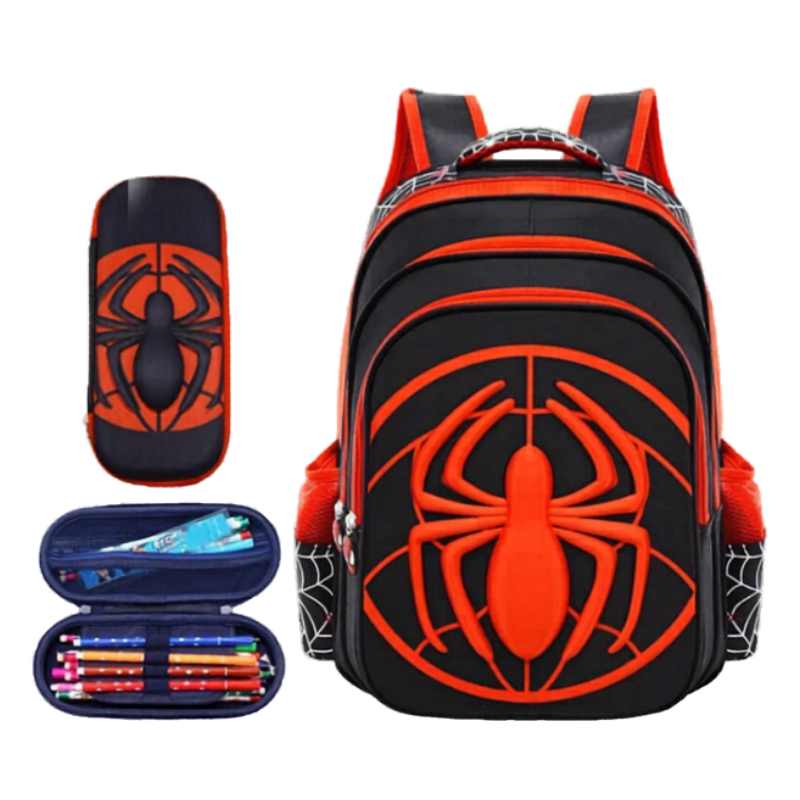 Spider-Man Kids 2PCS School Bag Set with Pencil Case