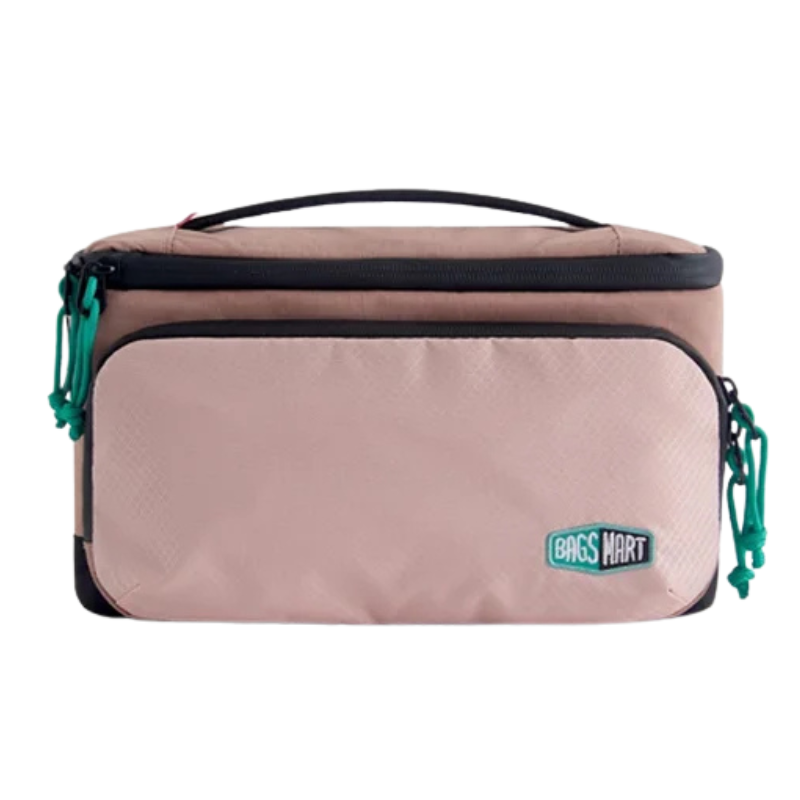 BAGSMART Waterproof Travel Makeup Bag Toiletries Organizer