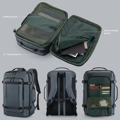 Kingsons Large Capacity Anti-Theft Waterproof Travel Backpack